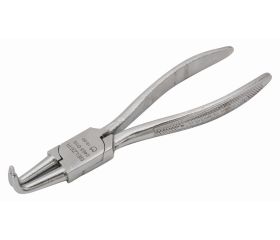 Alicates para arandelas interiores con mordazas curvadas a 90° y acabado cromado | 2463